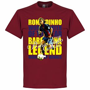 Ronaldinho Legend Tee - Deep Red