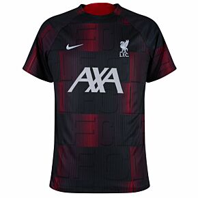 23-24 Liverpool Dri-Fit Academy Pro Pre-Match Top - Gym Red/Wolf Grey