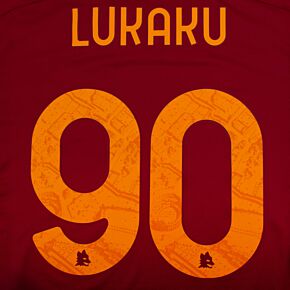 Lukaku 90 (Official Printing) - 23-24 AS Roma Home/3rd