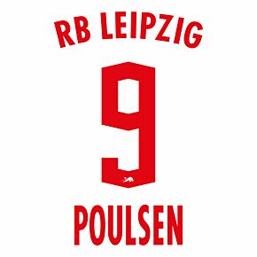 Poulsen 9 (Official Printing) - 22-23 RB Leipzig Home