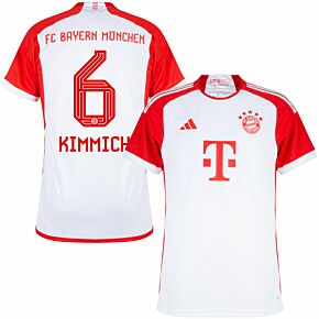 23-24 Bayern Munich Home Shirt + Kimmich 6 (Official Printing)