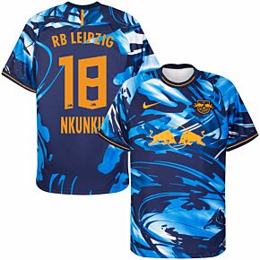 20-21 RB Leipzig 3rd Shirt + Nkunku 18 (Official Printing)