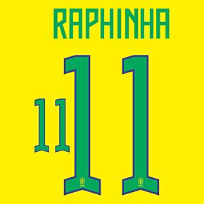 Raphinha 11 (Official Printing) - 22-23 Brazil Home