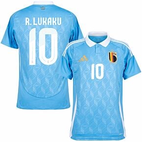 24-25 Belgium Away Shirt + R.Lukaku 10 (Official Printing)