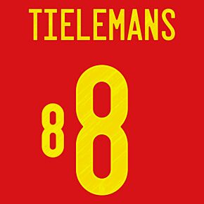Tielemans 8 (Official Printing) - 20-21 Belgium Home