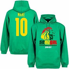 Senegal 2021 Winners Mané 10 Hoodie - Green