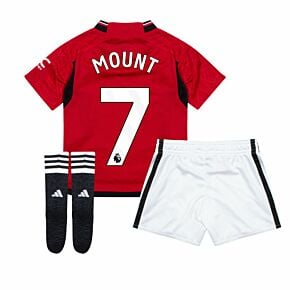 23-24 Man Utd Home Mini Kit + Mount 7 (Premier League)