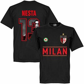 AC Milan Nesta 13 Gallery Team Tee - Black