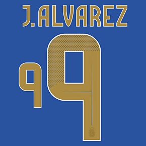 J.Alvarez 9 (Official Printing) - 24-25 Argentina Away