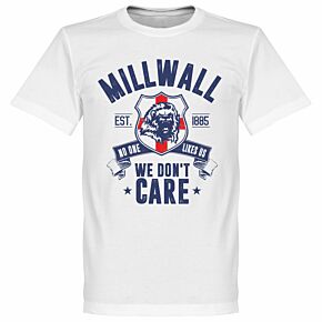 Millwall We Don't Care Tee - White