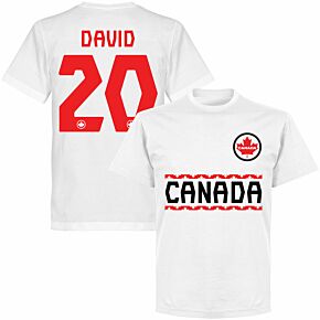 Canada Team David 20 T-shirt - White