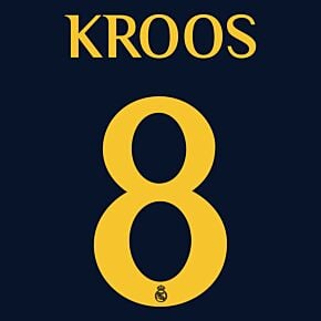 Kroos 8 (Official Cup Printing) - 23-24 Real Madrid Away