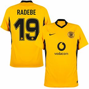 21-22 Kaizer Chiefs Home Shirt + Radebe 19 (Fan Style)