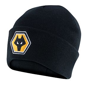 22-23 Wolves Core Knitted Hat - Black