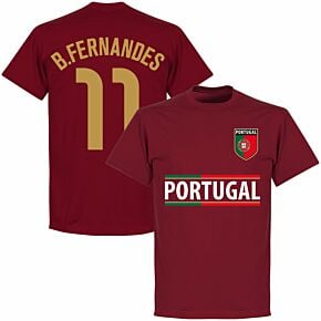 Portugal Team B.Fernandes 11 T-shirt - Chilli