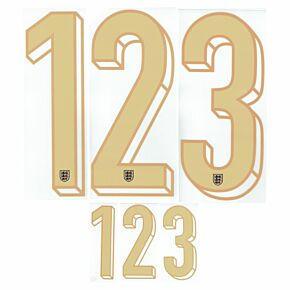 24-25 England Away  Adult Player Number Set (265mm/107mm)