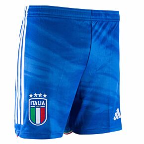 23-24 Italy Home Shorts - Kids - Royal