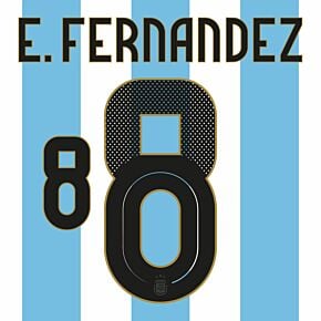 E.Fernandez 8 (Official Printing) - 24-25 Argentina Home