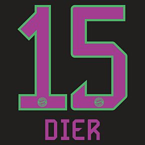 Dier 15 (Official Printing) - 23-24 Bayern Munich Away