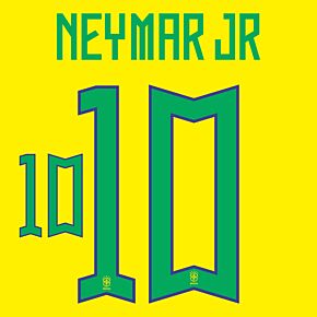 Neymar Jr 10 (Official Printing) - 22-23 Brazil Home KIDS