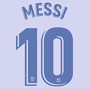 Messi 10 (Official Printing) - 21-22 Barcelona Away