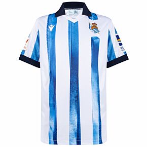 23-24 Real Sociedad Home Authentic Matchday Shirt - (No Sponsor)