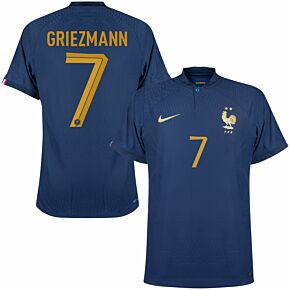 22-23 France Dri-Fit ADV Match Home Shirt + Griezmann 7 (Official Printing)