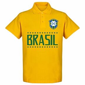 Brazil Team Polo Shirt - Yellow