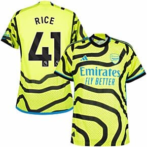 23-24 Arsenal Authentic Away Shirt + Rice 41 (Premier League)