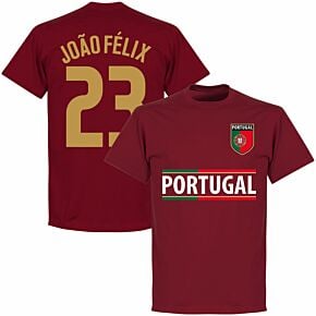 Portugal Team João Félix 23 T-shirt - Chilli