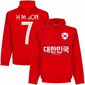 South Korea Team Son 7 Hoodie - Red