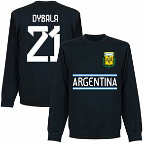 Argentina Dybala 21 Team KIDS Sweatshirt - Navy