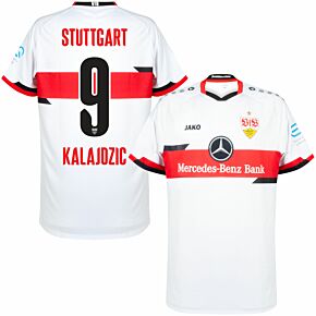 21-22 VfB Stuttgart Home Shirt + Kalajdzic 9 (Official Printing)