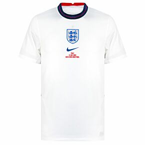 20-21 England Home Shirt + Euro 2020 Final Transfer
