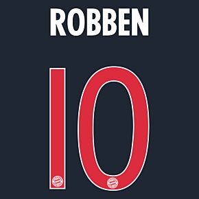 Robben 10 - Boys Bayern Munich 3rd KIDS Official Name & Number 2015 / 2016