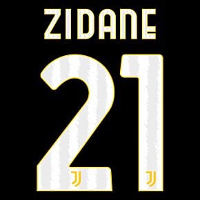 Zidane 21 (Official Printing) - 23-24 Juventus Home