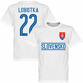 Slovaki Team Lobotka 22 T-shirt - White