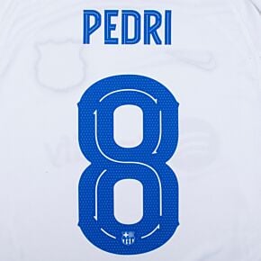 Pedri 8 (Cup Style Printing) - 23-24 Barcelona Away