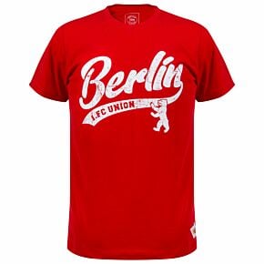 FC Union Berlin White Bear Logo T-Shirt - Red/White