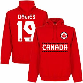 Canada Team Davies 19 KIDS Hoodie - Red