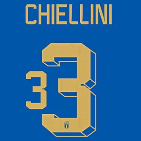 Chiellini 3 (Official Printing) - 22-23 Italy Home