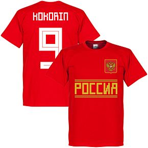 Russia Kokorin 9 Team Tee - Red