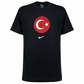 22-23 Turkey Crest T-Shirt - Black