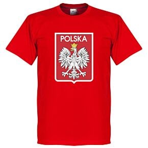 Poland Team Crest Tee - Red