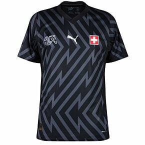 24-25 Switzerland GK S/S Shirt - Black