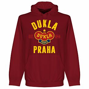Dukla Praha Established Hoodie - Maroon