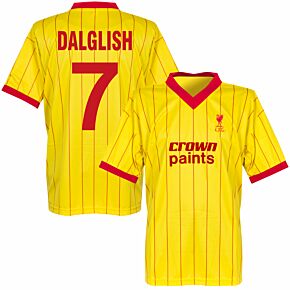 1982 Liverpool Away Retro Shirt + Dalglish 7