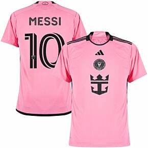 24-25 Inter Miami CF Home Shirt + Messi 10 (Official Printing)
