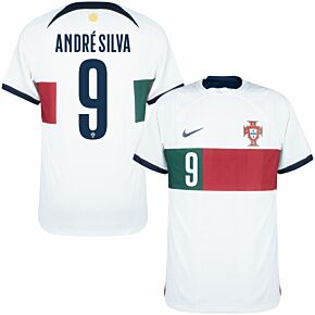 22-23 Portugal Dri-Fit ADV Match Away Shirt + André Silva 9 (Official Printing)