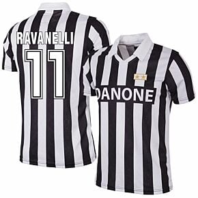 92-93 Juventus Home RetroShirt + Ravanelli 11